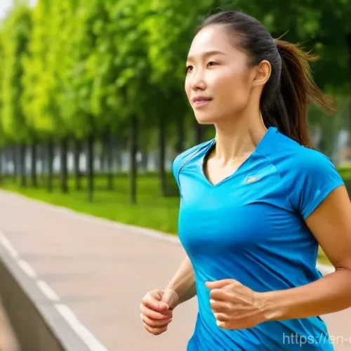 스마트 웨어러블 기기 활용법 - 5 km), and, most importantly, her heart rate zone (e.g., "Zone 3: Aerobic"). The display is bright a...